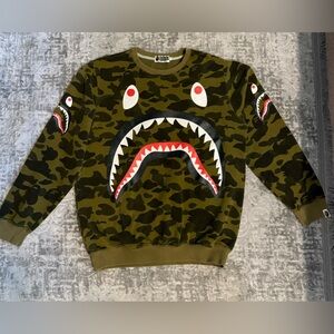 A Bathing Ape Shark Camouflage sweatshirt